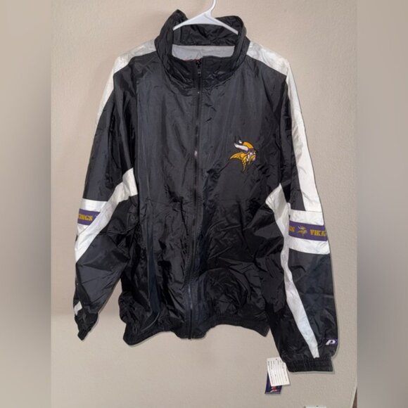 Pro Player NWT Minnesota Vikings NFL Black 2 Piece Tracksuit size 2XL - Picture 3 of 12